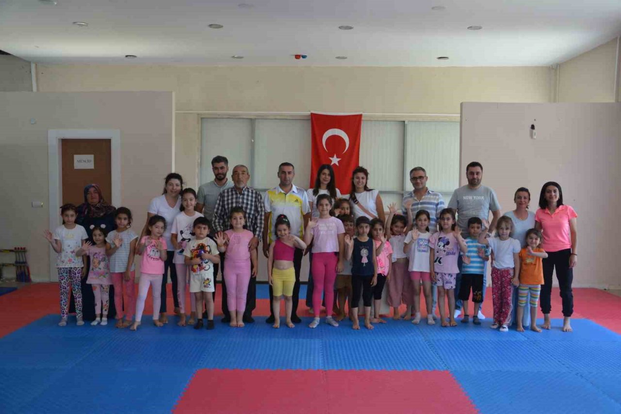 Çiçekdağı ilçesinde yaz spor okullarına ilgi