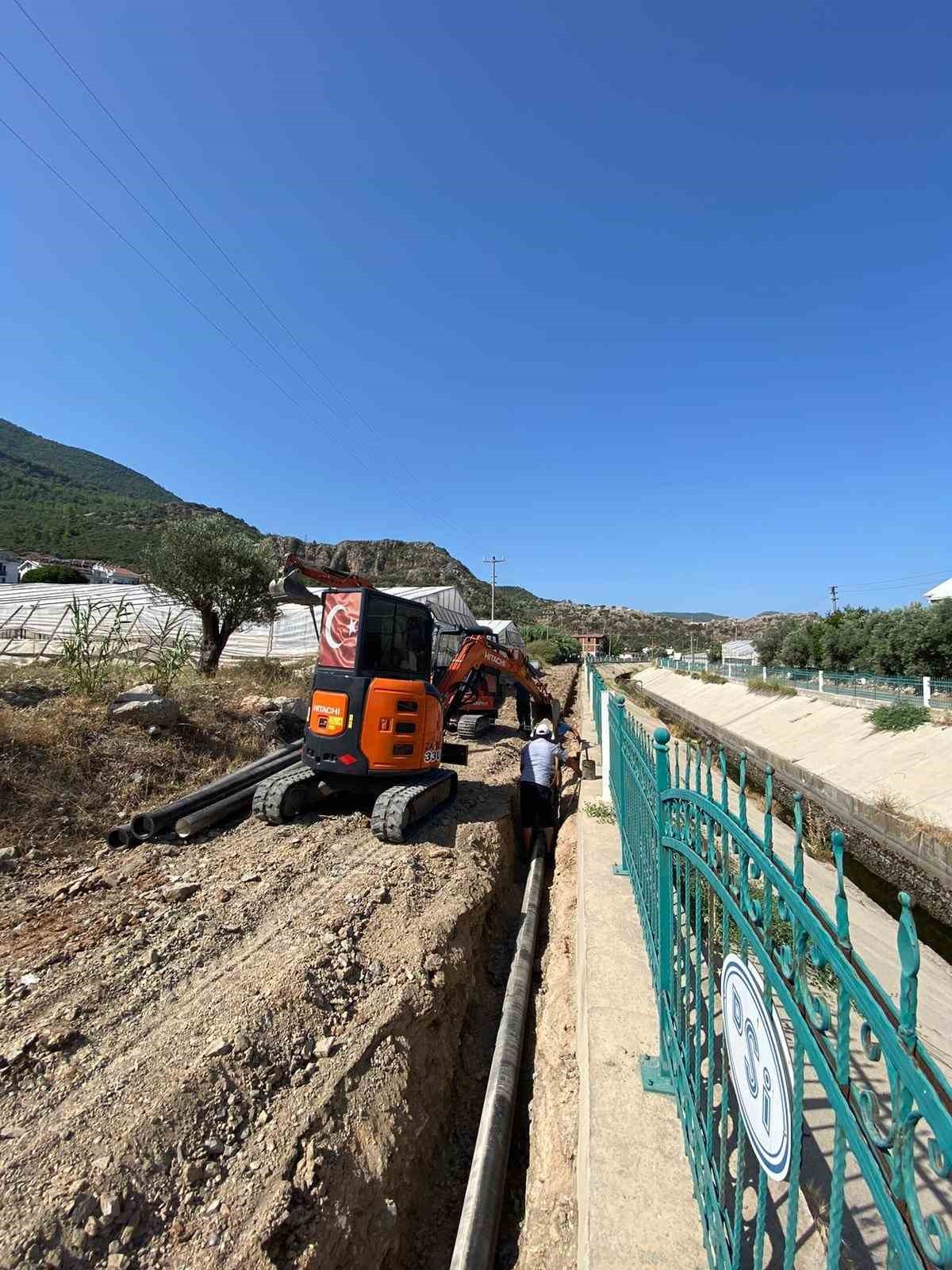 Büyükşehirden Fethiye’de 20 bin kişilik ek içme suyu çalışması