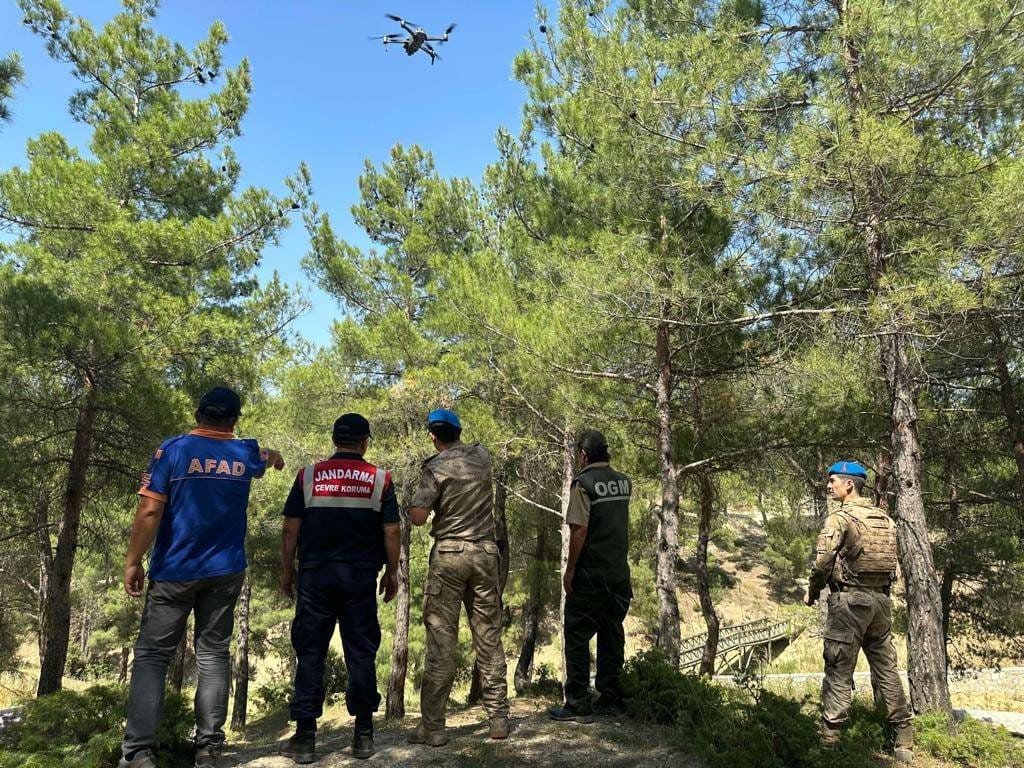 Uşak’ta orman yangınlarına karşı çalışma gerçekleşti