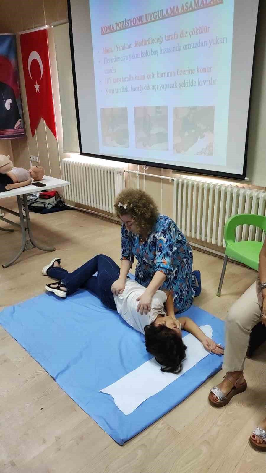 Tarım Müdürlüğü personeline ilkyardım eğitimi