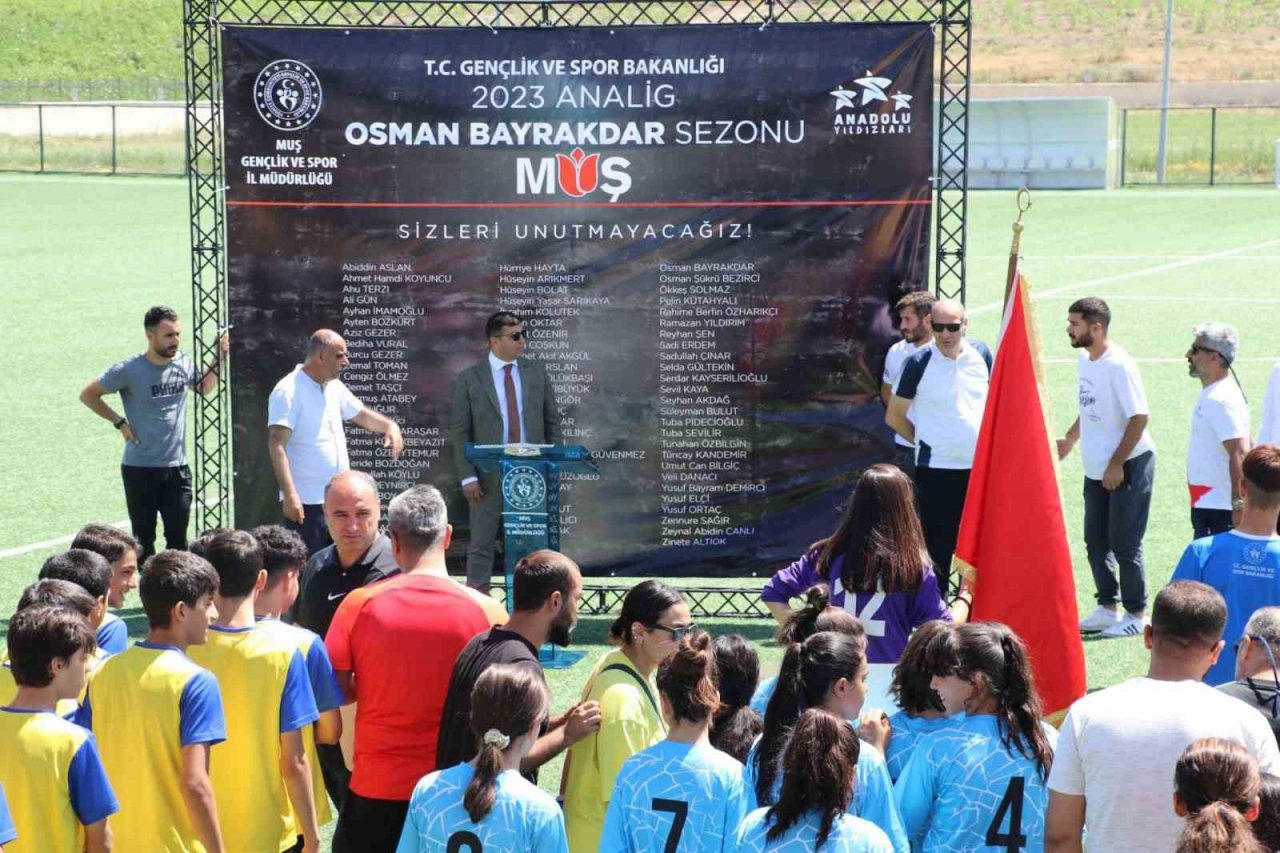 Anadolu Yıldızlar Ligi, futbol yarı final müsabakaları Muş’ta yapıldı