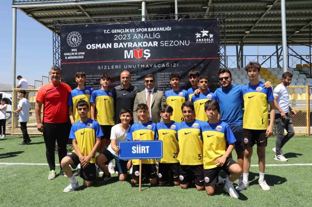 Anadolu Yıldızlar Ligi, futbol yarı final müsabakaları Muş’ta yapıldı