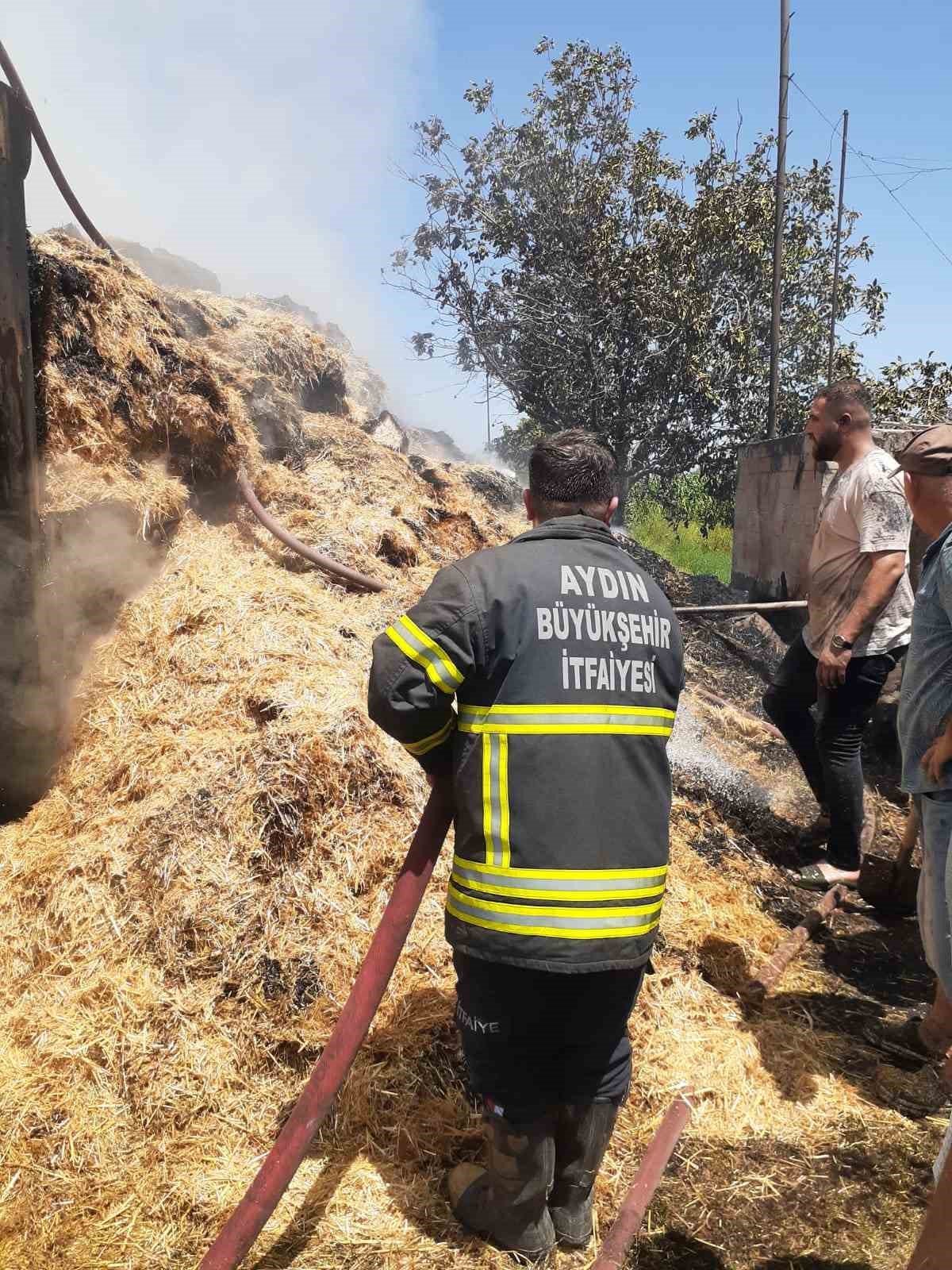 Saman yüklü tır küle döndü