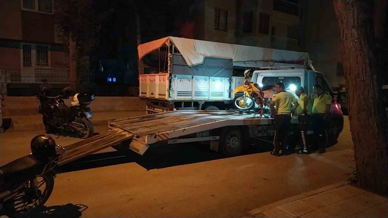 Uygulama noktasından kaçtı, kovalamaca sonucu yakalandı