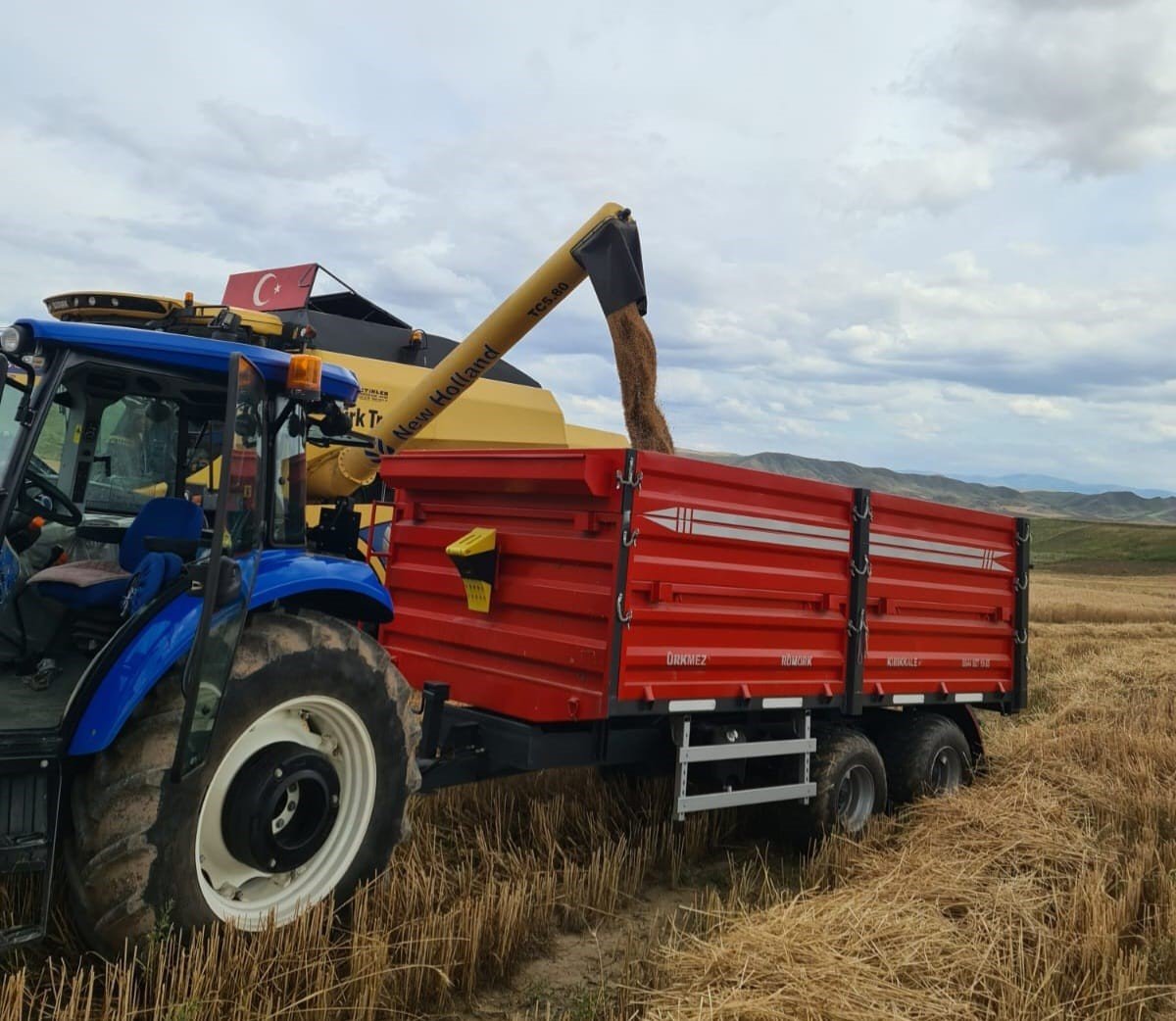 Sungurlu’da biçerdöverler denetleniyor