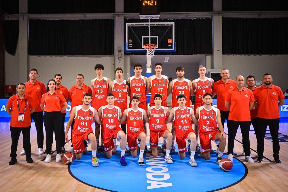 18 Yaş Altı Erkek Milli Basketbol Takımı, Avrupa Şampiyonası’na galibiyet ile başladı