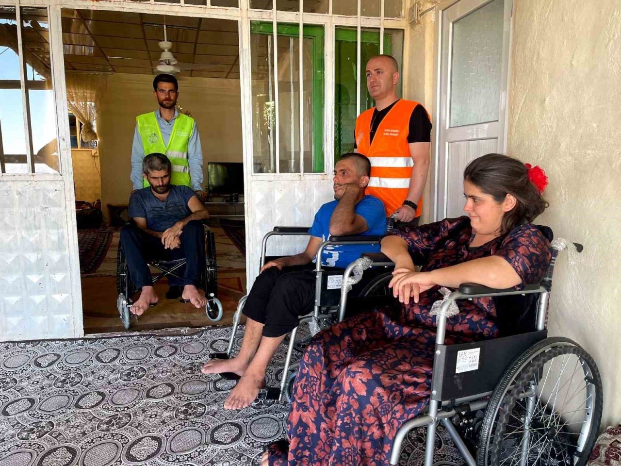 Hakkari Yeşilova’daki engeliler sevindirildi