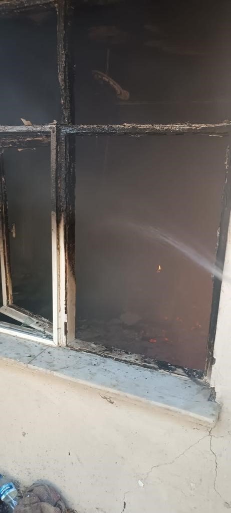 Hatay’da konut yangını