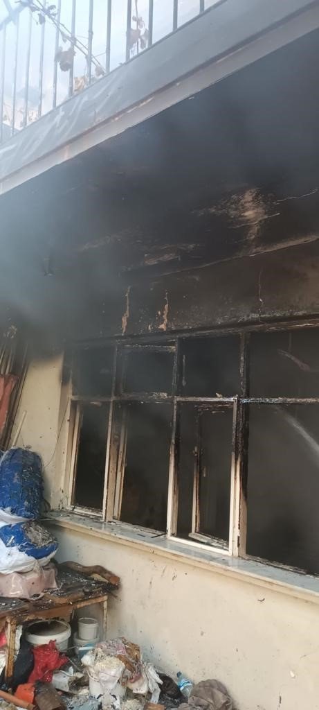 Hatay’da konut yangını