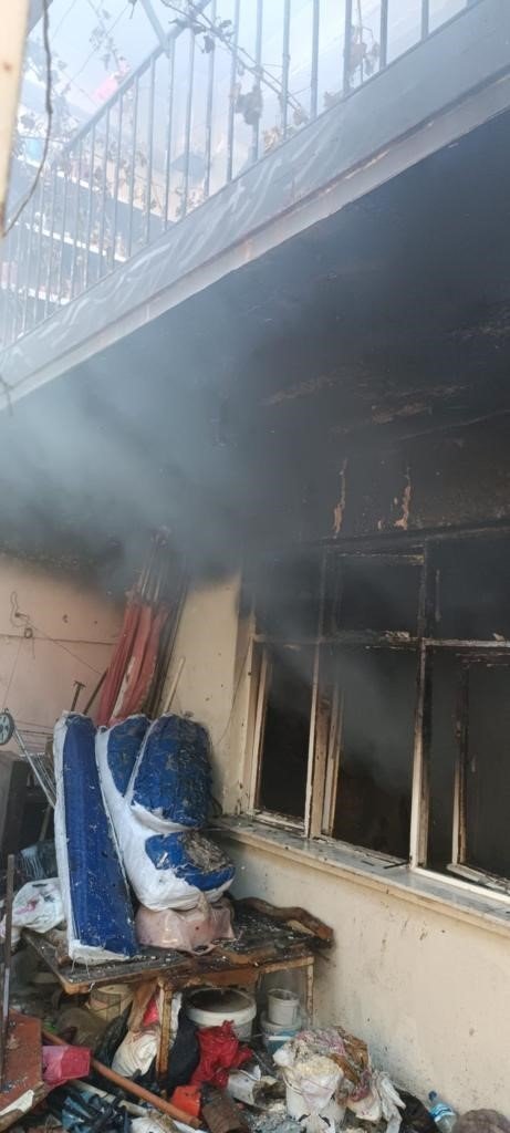 Hatay’da konut yangını