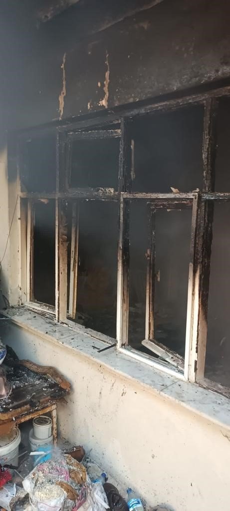 Hatay’da konut yangını