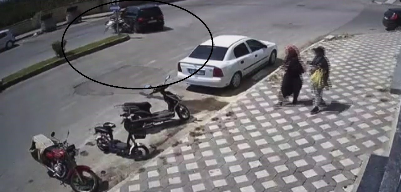 Sürücünün son anda fark etmesi faciayı önledi