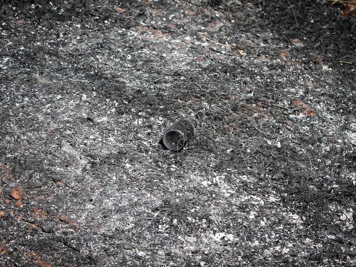 Antalya’da çalılık alanda çıkan yangın kovanları küle çevirdi