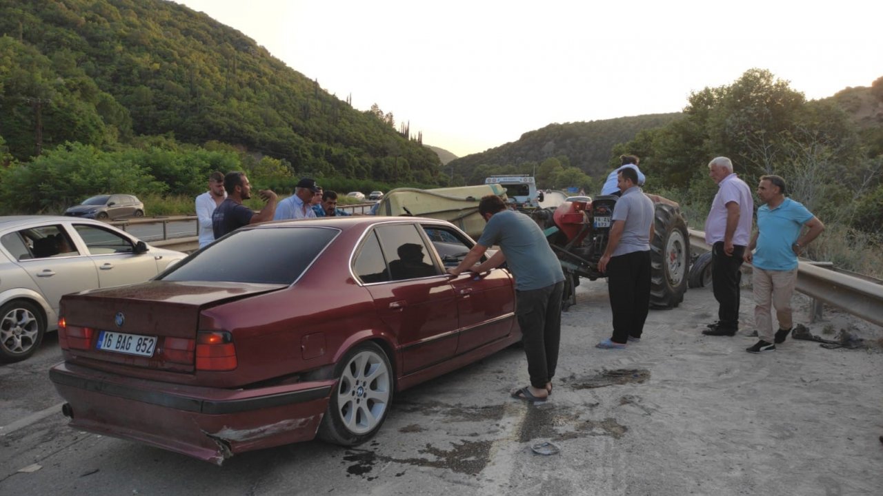 Bursa’da peş peşe iki kaza: 8 yaralı