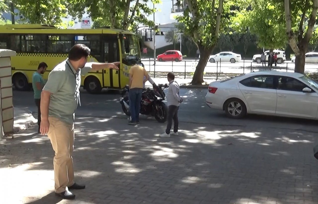 KPSS’ye geç kalmak üzereyken, motosikletli esnafın yardımıyla sınava yetişti