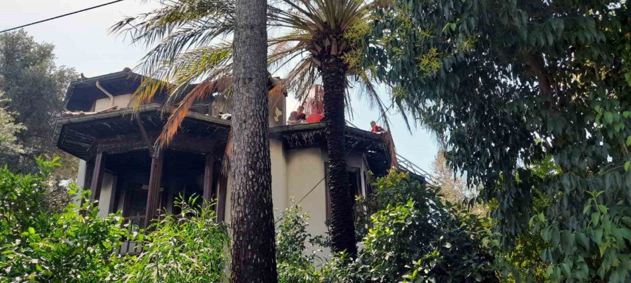 Köyceğiz’de ev yangını