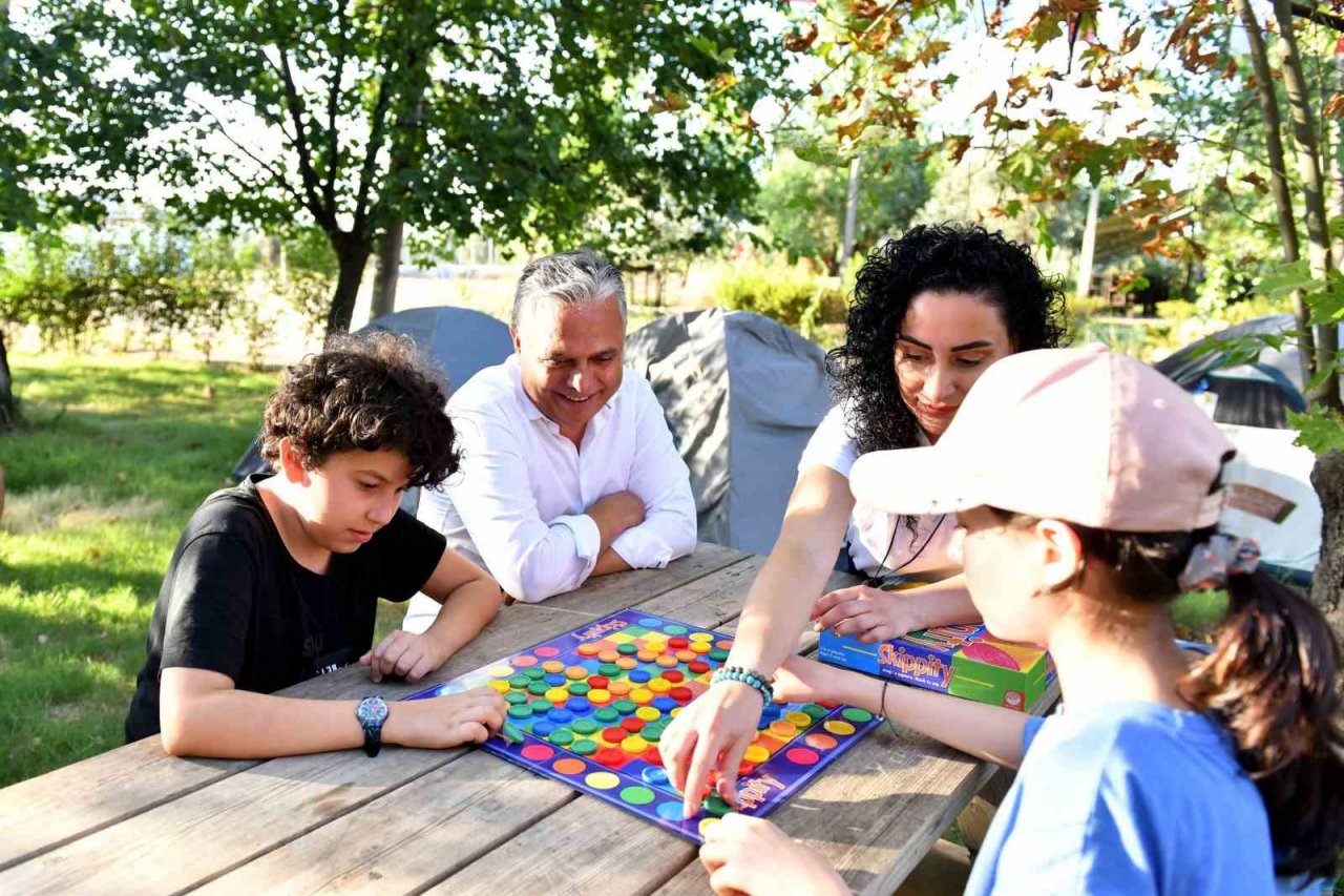 Başkan Uysal kampa katıldı