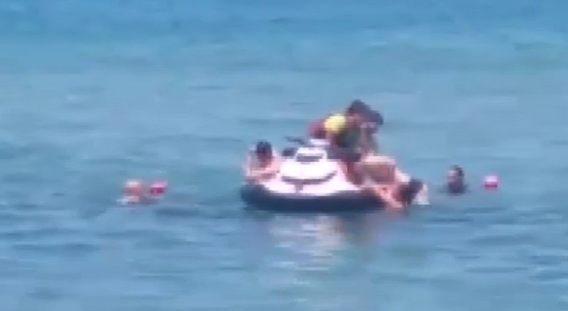 Boğulma tehlikesi geçiren vatandaşlar böyle kurtarıldı