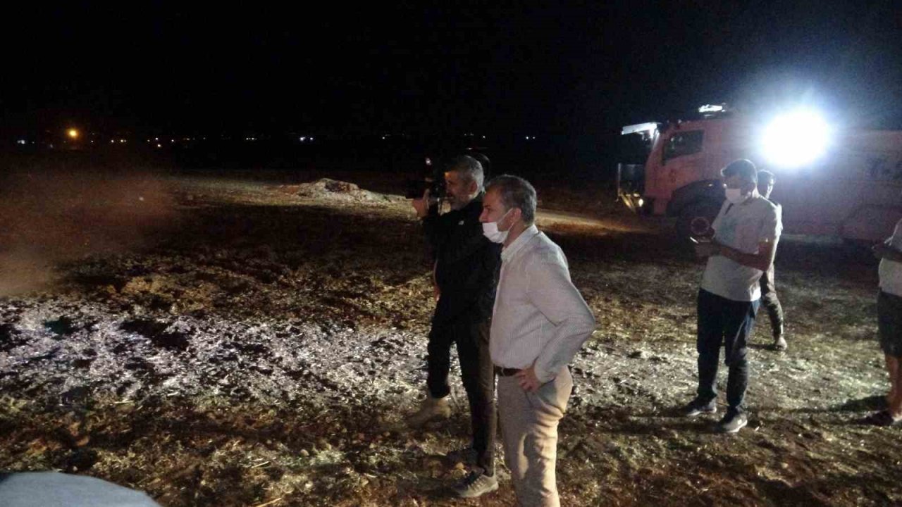 Adıyaman’da çıkan anız yangını yürekleri ağza getirdi