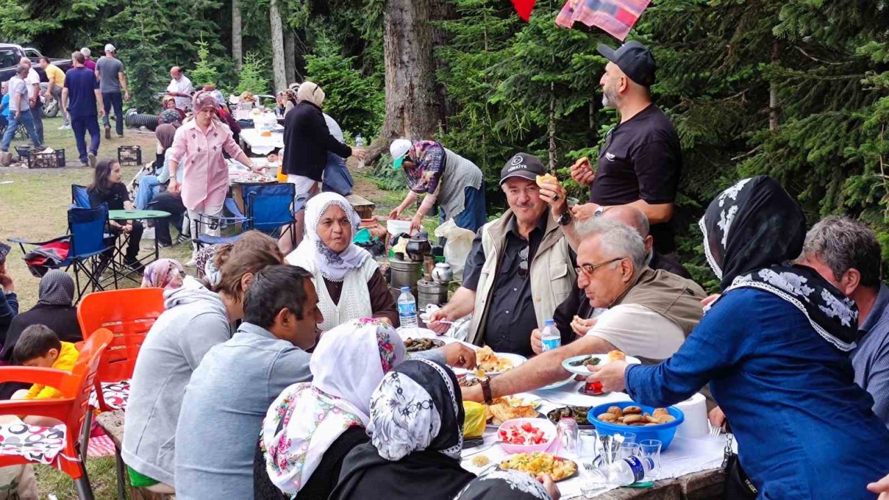 207 yıllık geleneği yaşatmak için Papart Yaylasında bir araya geldiler