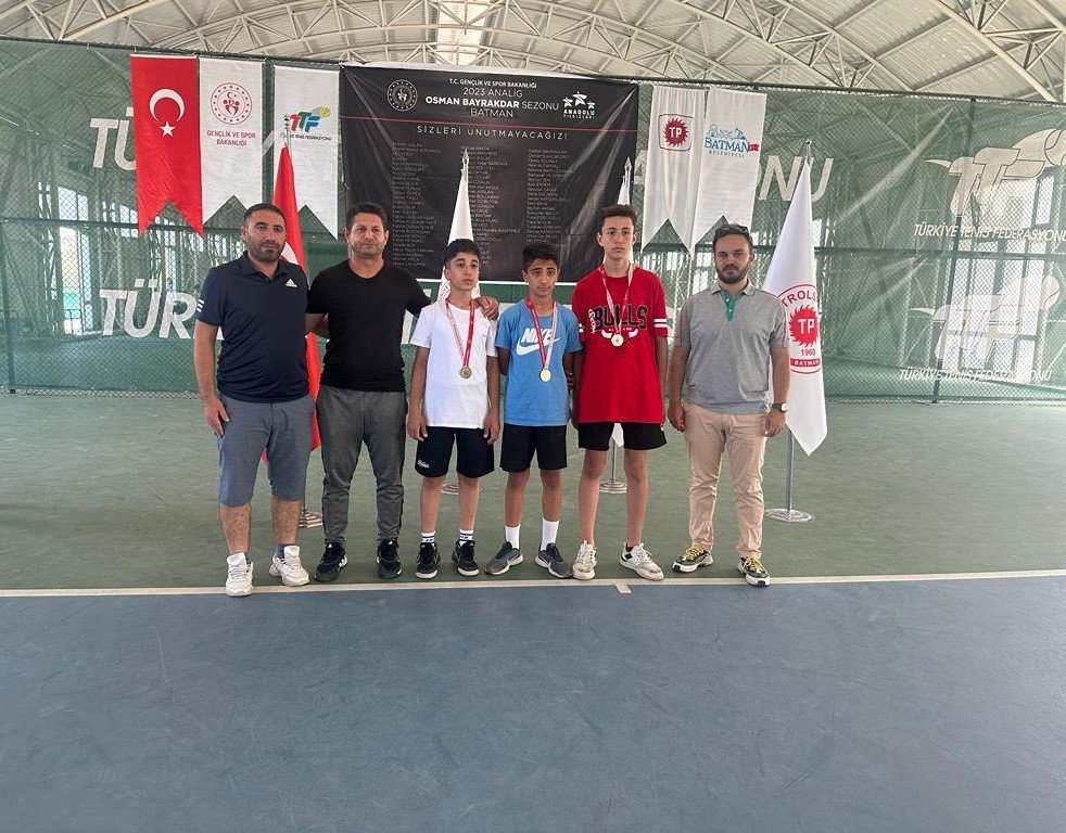 Batman’da tenis Ana Lig grup müsabakaları tamamlandı