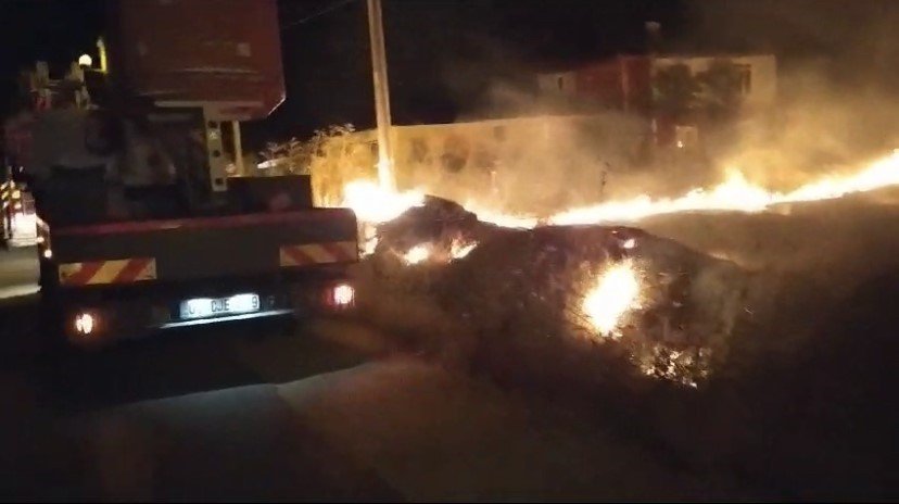 Uzunköprü’de ormanlık alanda korkutan yangın