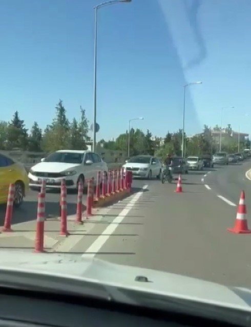 Gaziantep’te şerit ihlali yapan 137 araç sürücüsüne ceza