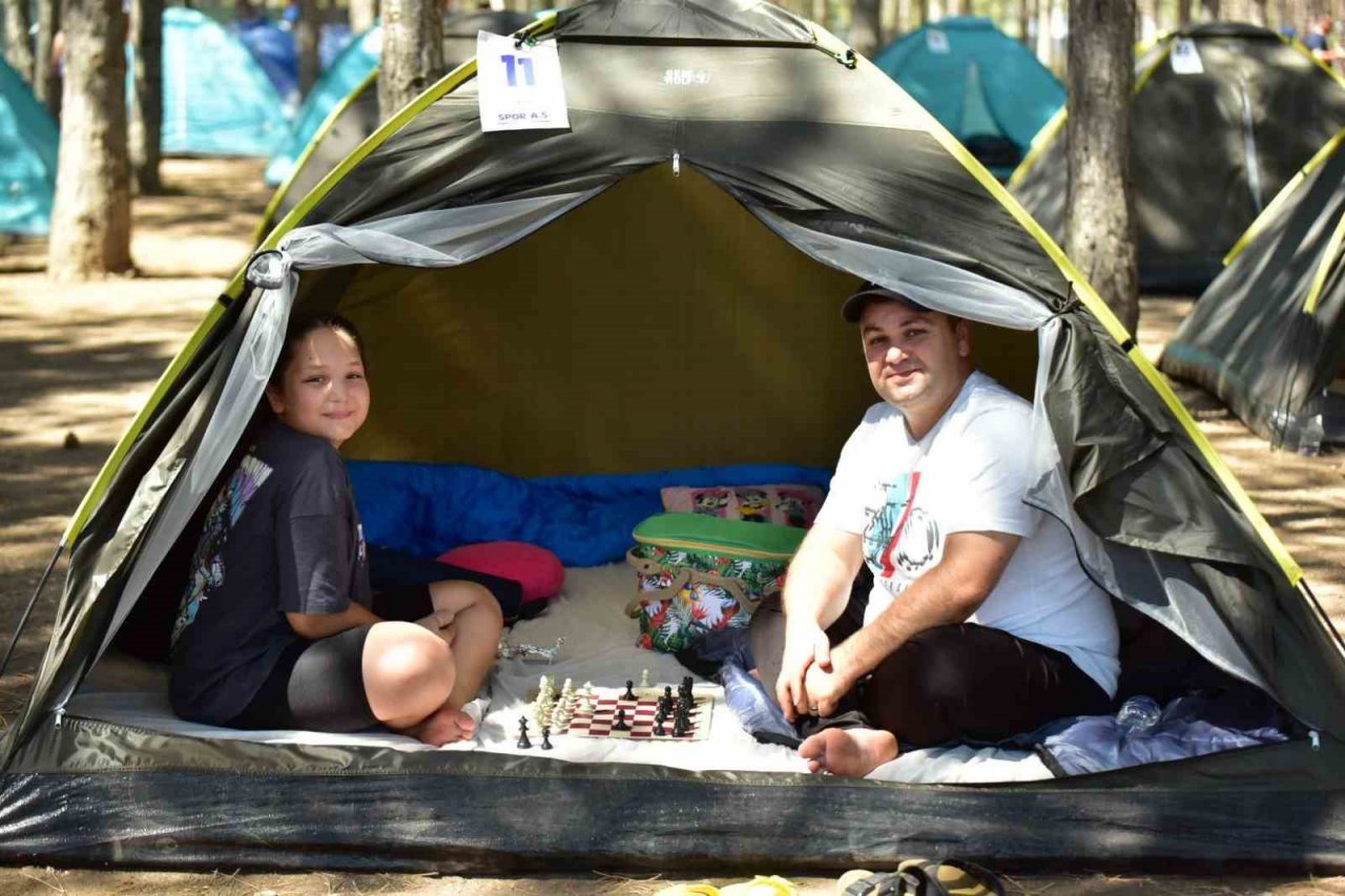Büyükşehir’in doğa kampı ile Kayserililer doğaya akın etti