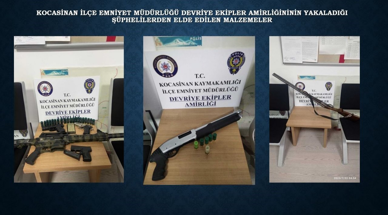 Kocasinan’da 26 faili meçhul olay aydınlatıldı