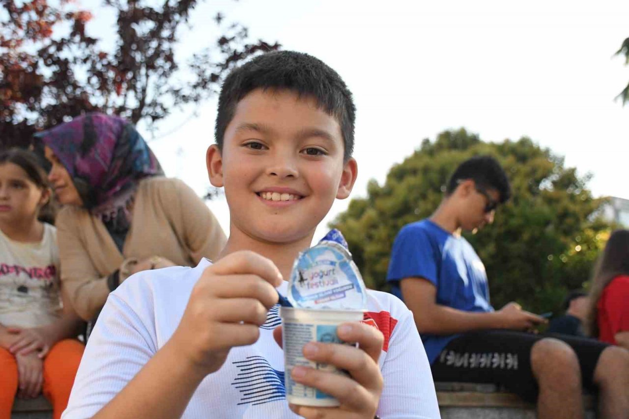 Silivri’de unutulmaz yoğurt festivali