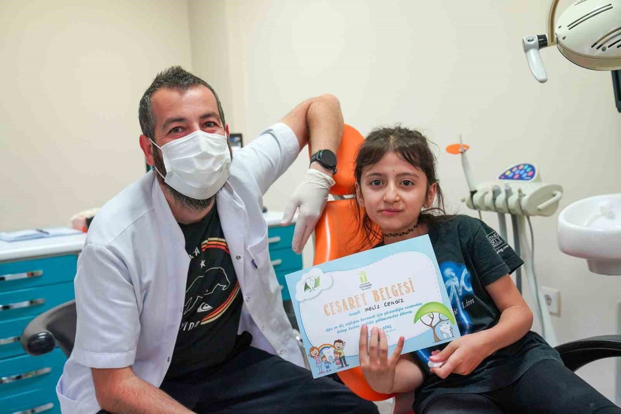 Tepebaşı’nda 72 bin 206 çocuk diş taramasından geçti