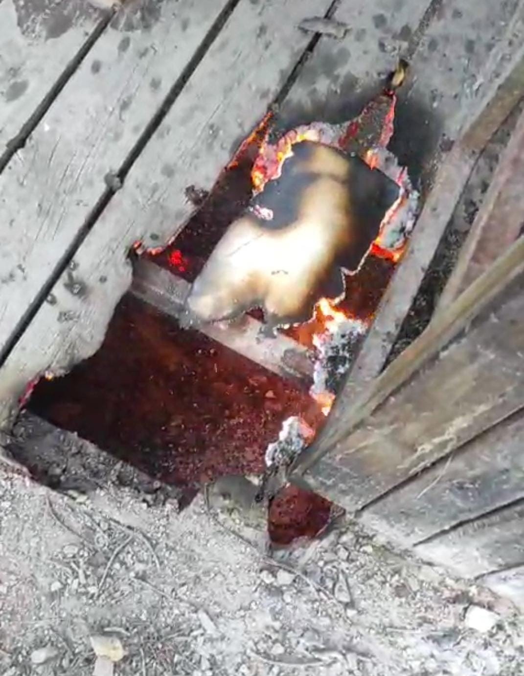 Yangın söndürüldü, vatandaş piknikçilere tepki gösterdi