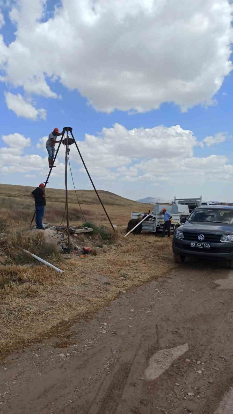 İki köyün içme suyu sorununun çözümü için çalışmalar başladı
