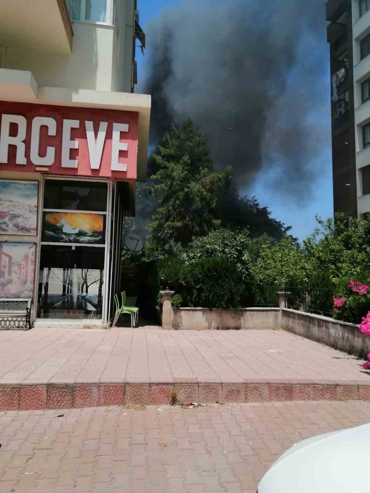Boş binada çıkan yangın kısa sürede söndürüldü