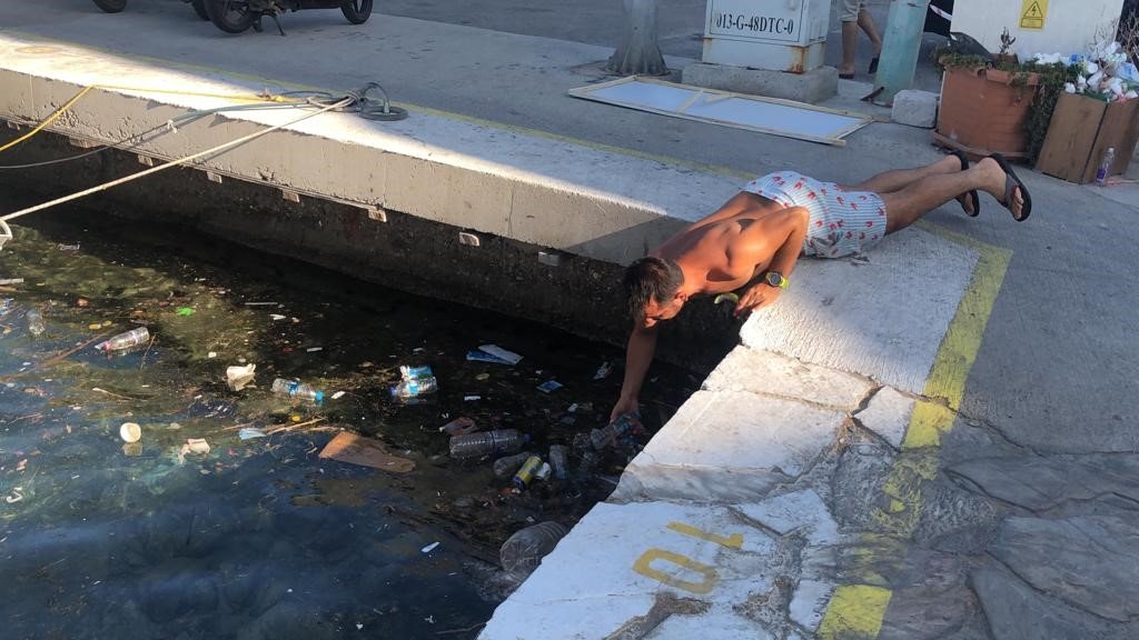 Datça Yat Limanı’nda çevre ve deniz kirliliği