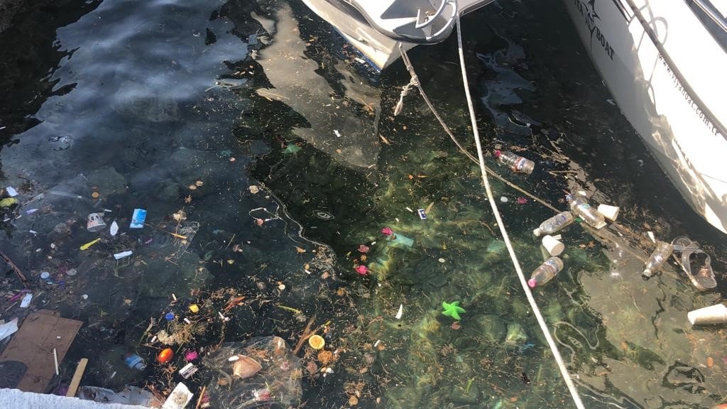 Datça Yat Limanı’nda çevre ve deniz kirliliği