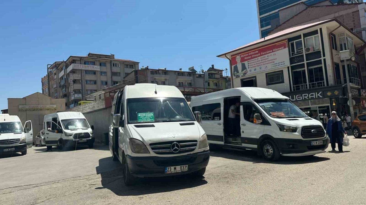 Elazığ’da şehir içi minibüs ücretlerine zam