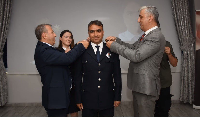 Erzincan emniyeti rütbe terfi töreni düzenledi