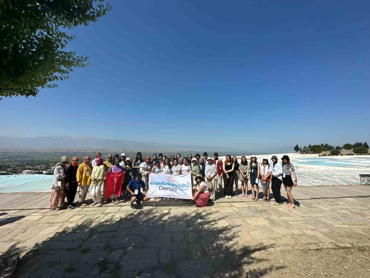 Gençler ’Biz Anadoluyuz’ projesiyle Denizli’yi gezdi