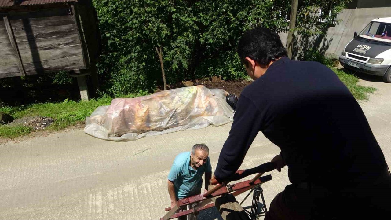 Unutulan meslek olan hızarcılığı yaşatıyor