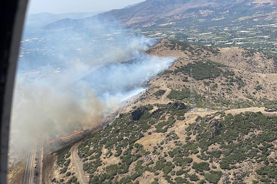 Menemen’de orman yangın kontrol altına alındı
