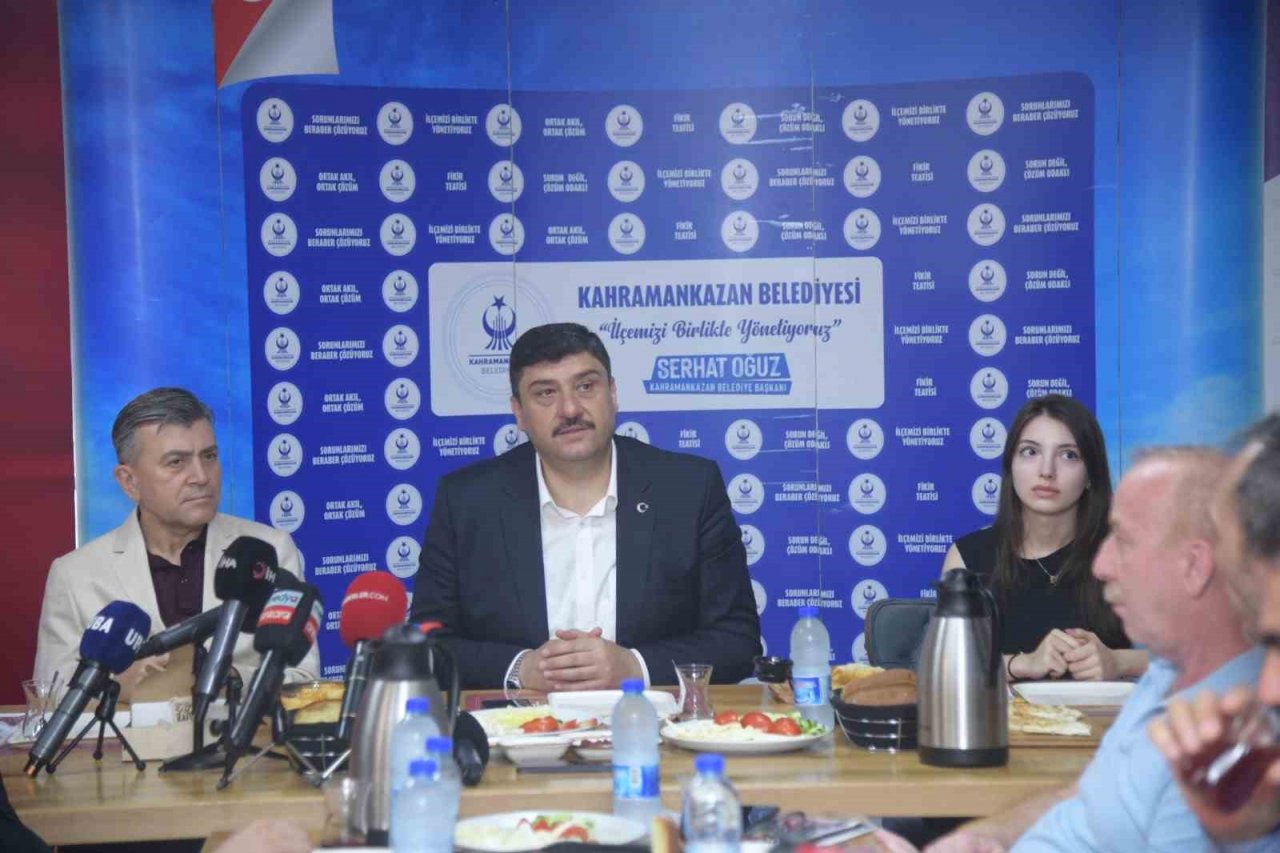 Kahramankazan Belediyesi basın mensuplarıyla buluşma etkinliği düzenledi