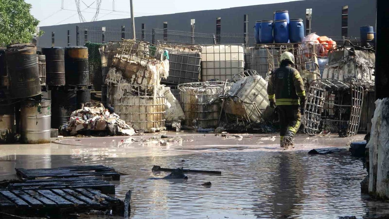 Kimyasal atık malzemelerini soğutma çalışmaları devam ediyor