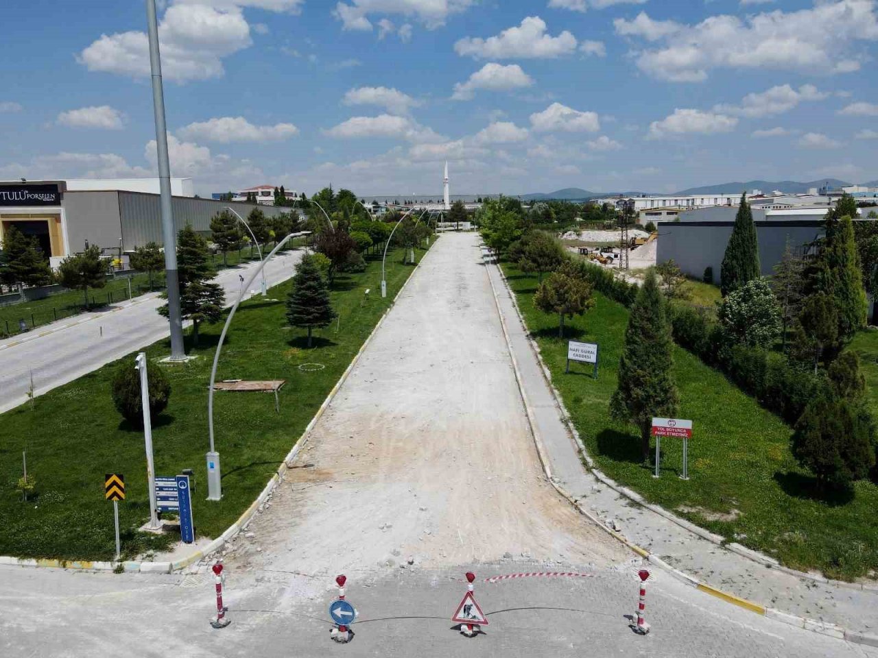 Kütahya OSB’den sıcak asfalt çalışmaları