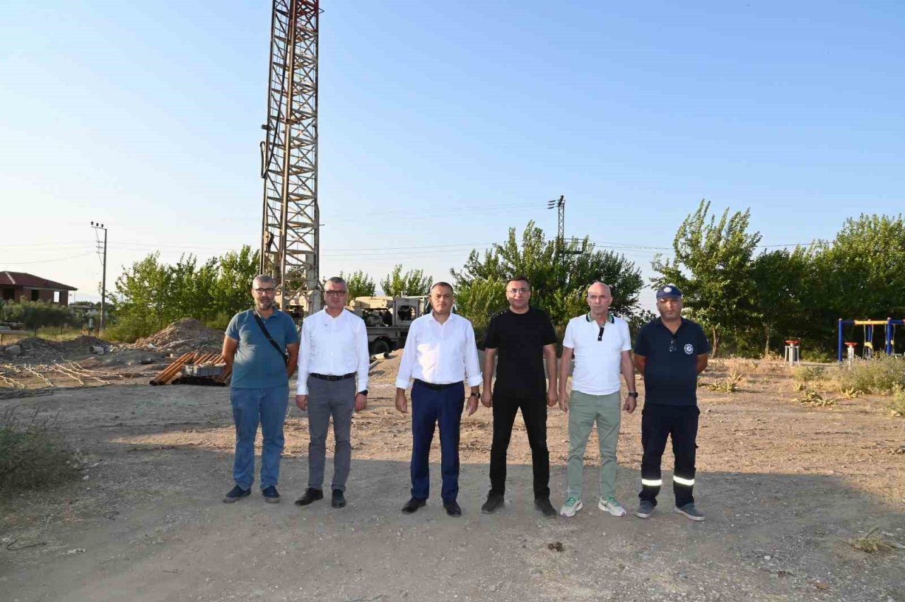 Salihli’nin içme suyuna 3 sondaj kuyusu takviye