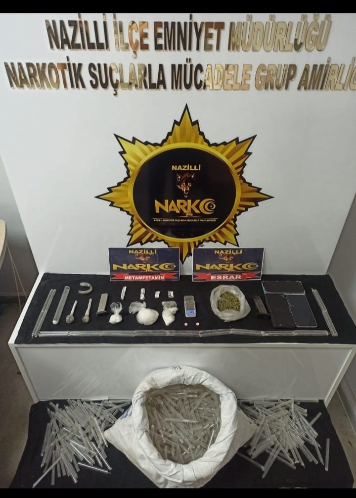 Nazilli’de uyuşturucu operasyonu