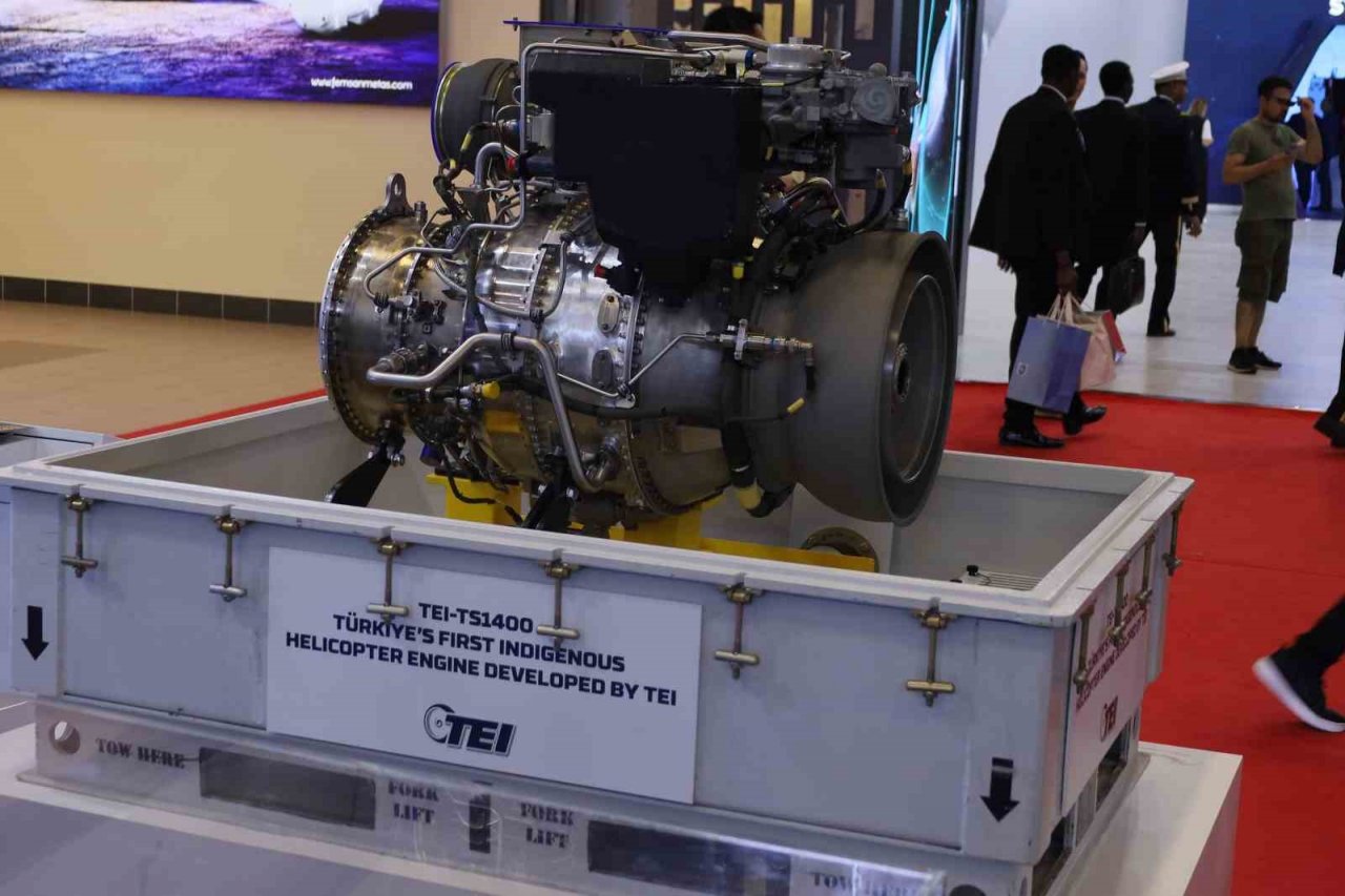TEI’nin ürettiği yerli ve milli havacılık motorları İDEF Fuarı’nda yerini aldı