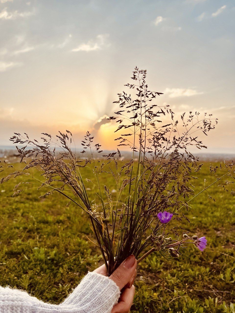Ağrı’da gün batımı göz kamaştırdı