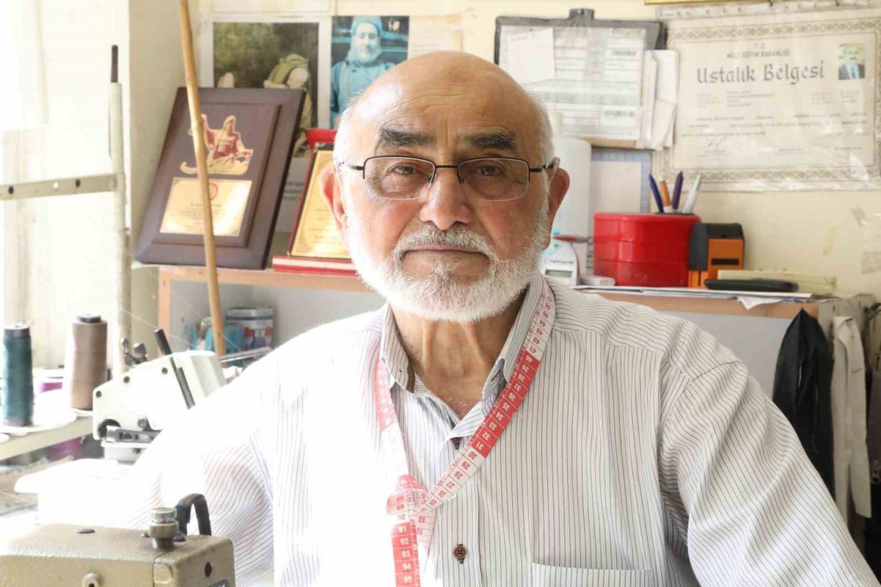 Kavak’ta terzi mesleğinin son temsilcisi