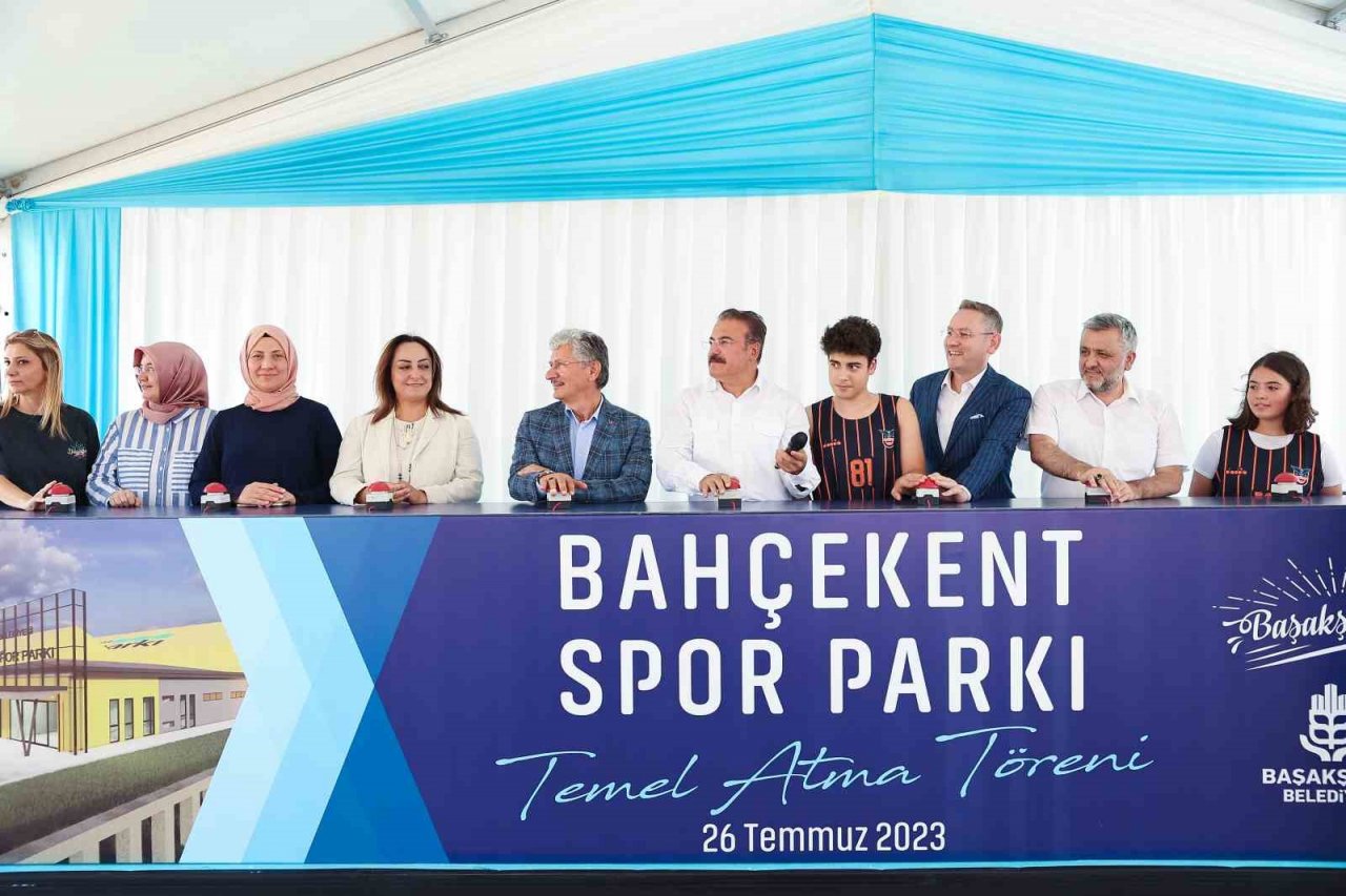 Başakşehir’de Bahçekent Spor Parkı’nın temeli törenle atıldı